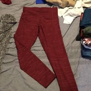 C9 maroon 7/8 leggings